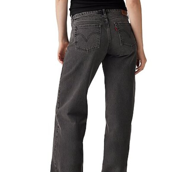 Levi’s Premium Low Loose Jeans In Black, Size 10 - Picture 3 of 12